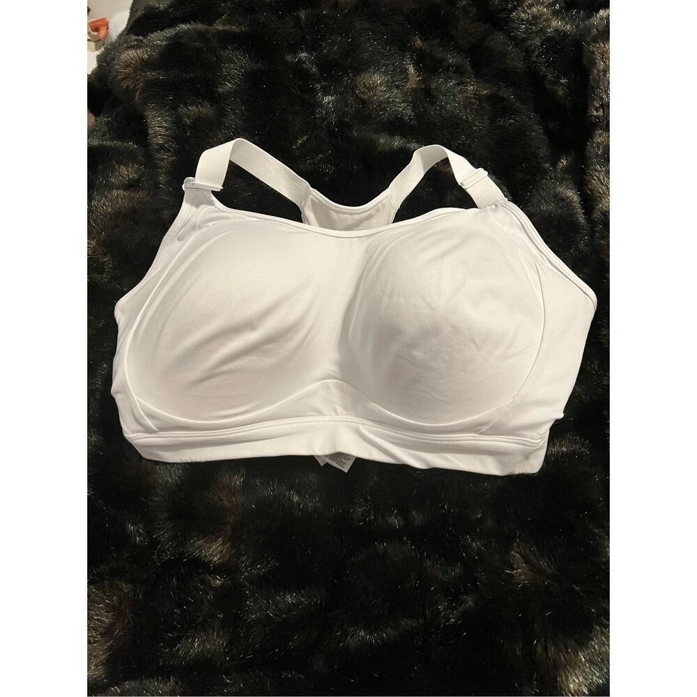 Gymshark Womens Crossover Sports Bra -  white 38e/f 38 e/f